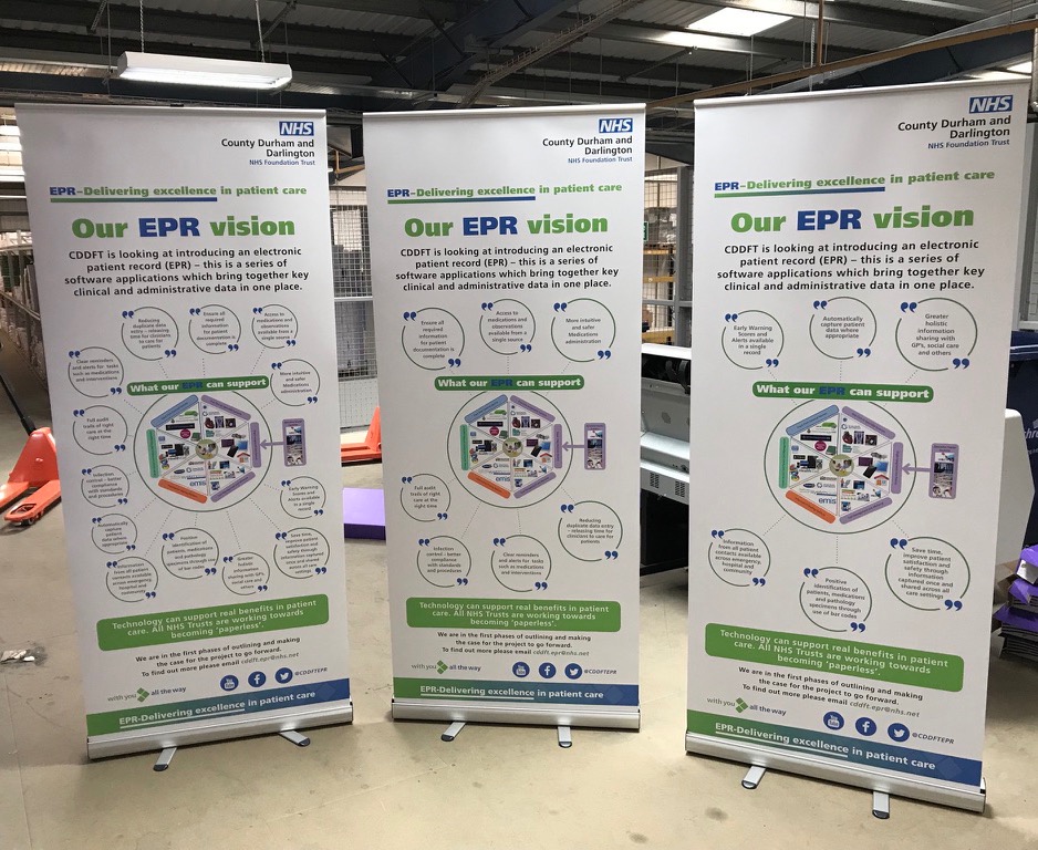 NHS EPR BANNER DESIGN and Print